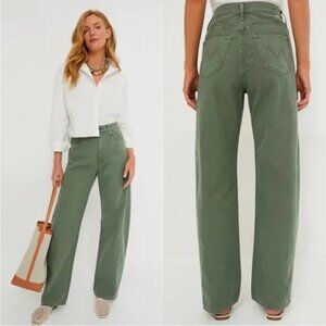 Mother Full Pipe Skimp Green Jeans - brand new!
